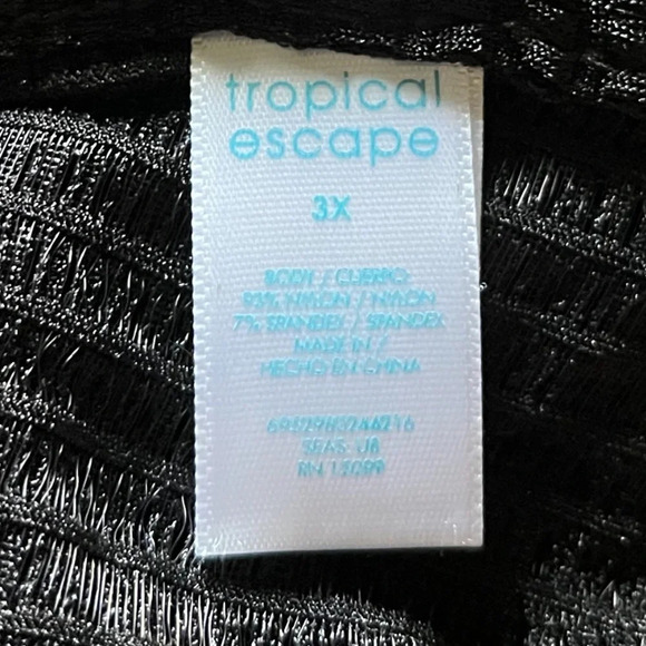 TROPICAL ESCAPE~SWIMSUIT~COVERUP~3X - Picture 5 of 5